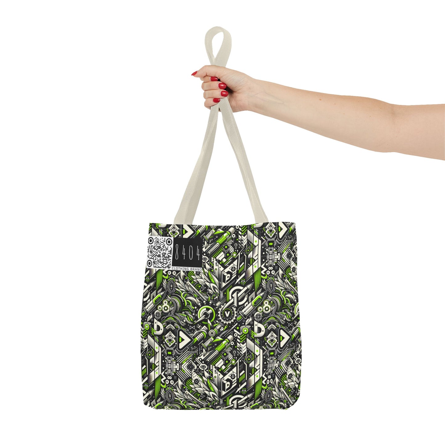 Graffiti Tech Fusion Bold Streetwear Fusion Tote Bag - 8404 Design-59