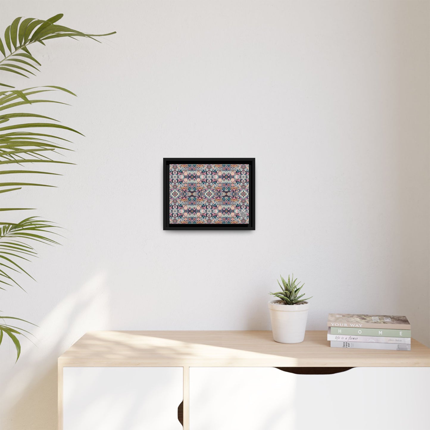 Matte Canvas, Framed (multi-Color) - 8404 Design-01