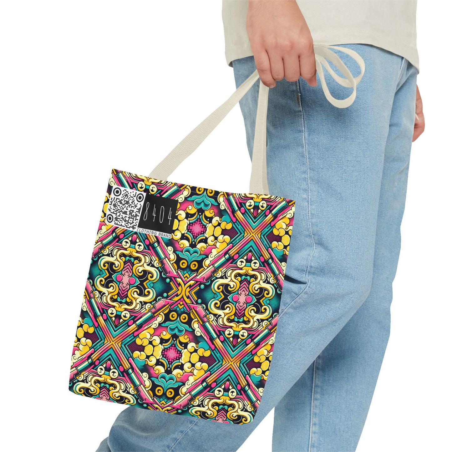 Neon Pop Art Revival Pop Culture Retro Tote Bag - 8404 Design-59