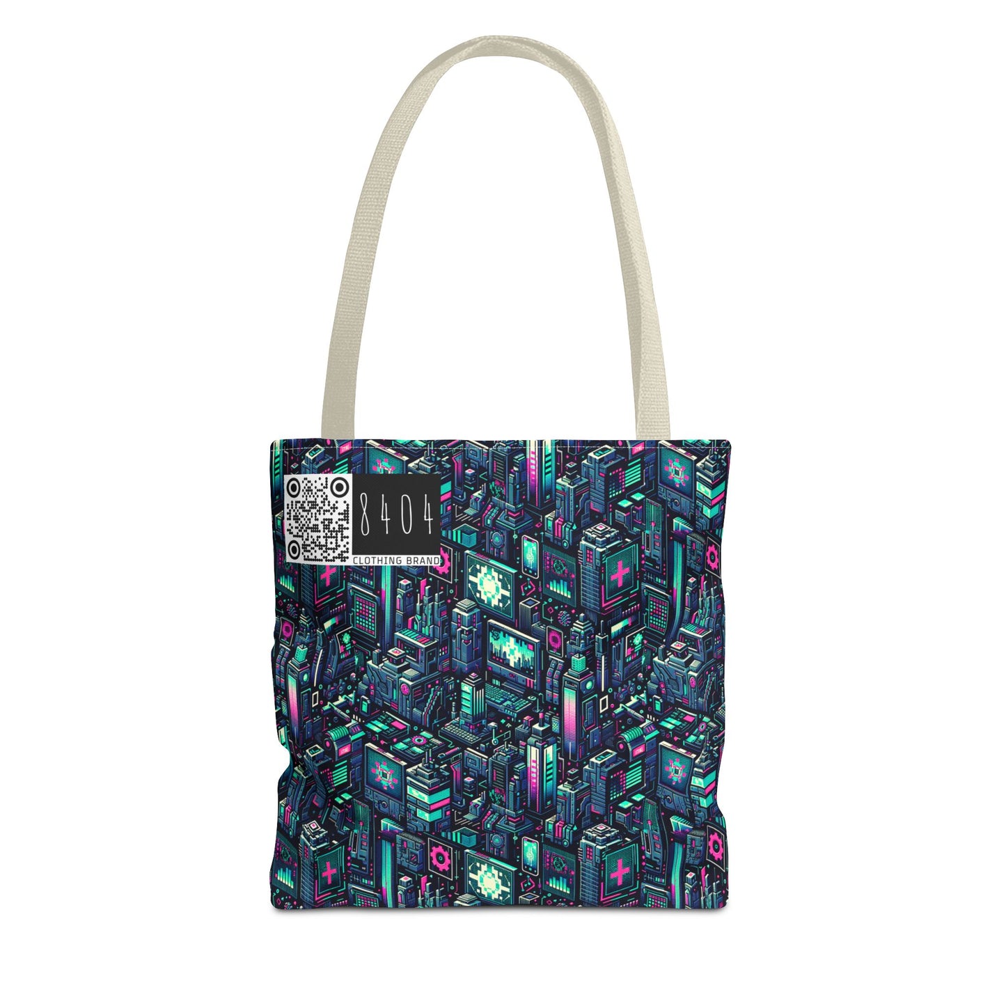 Digital Rebellion Tech-Inspired Streetwear Tote Bag - 8404 Design-58