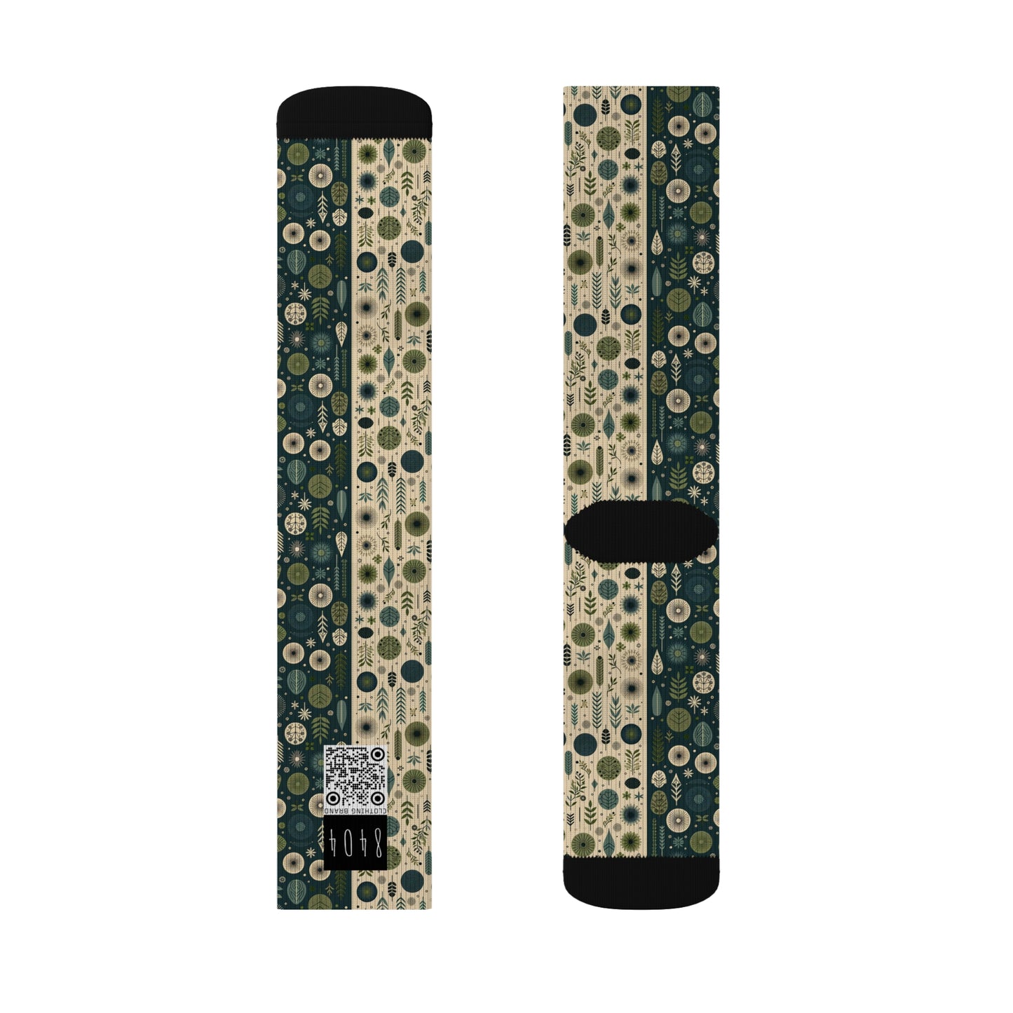 Sustainable Street Utility Sustainable Tech Streetwear Sublimation Socks - 8404 Design-62