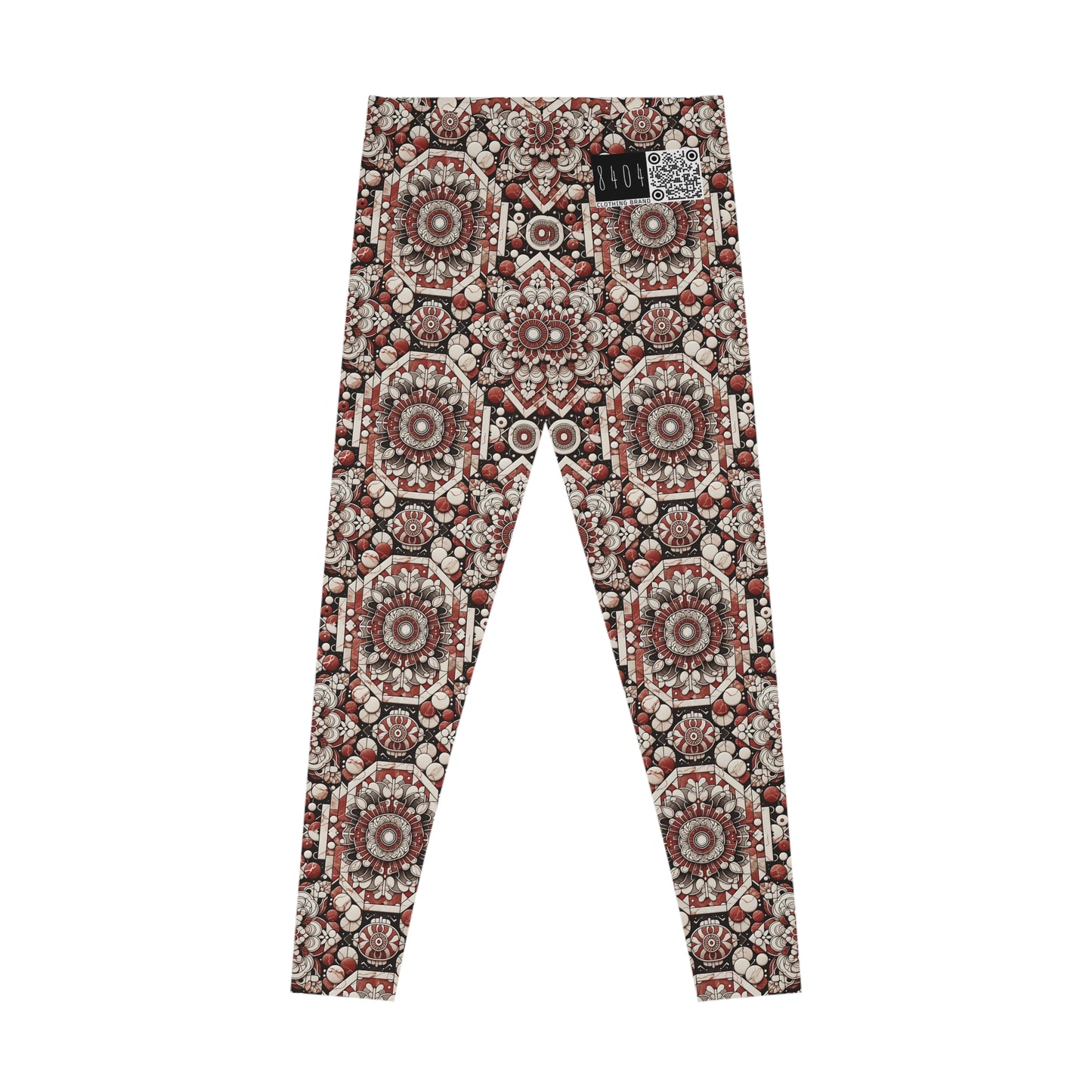 Neo Jomon Sculptural Aesthetics Artisanal Streetwear Stretch Leggings - 8404 Design-55