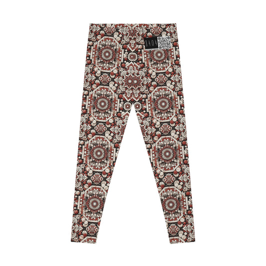 Neo Jomon Sculptural Aesthetics Artisanal Streetwear Stretch Leggings - 8404 Design-55