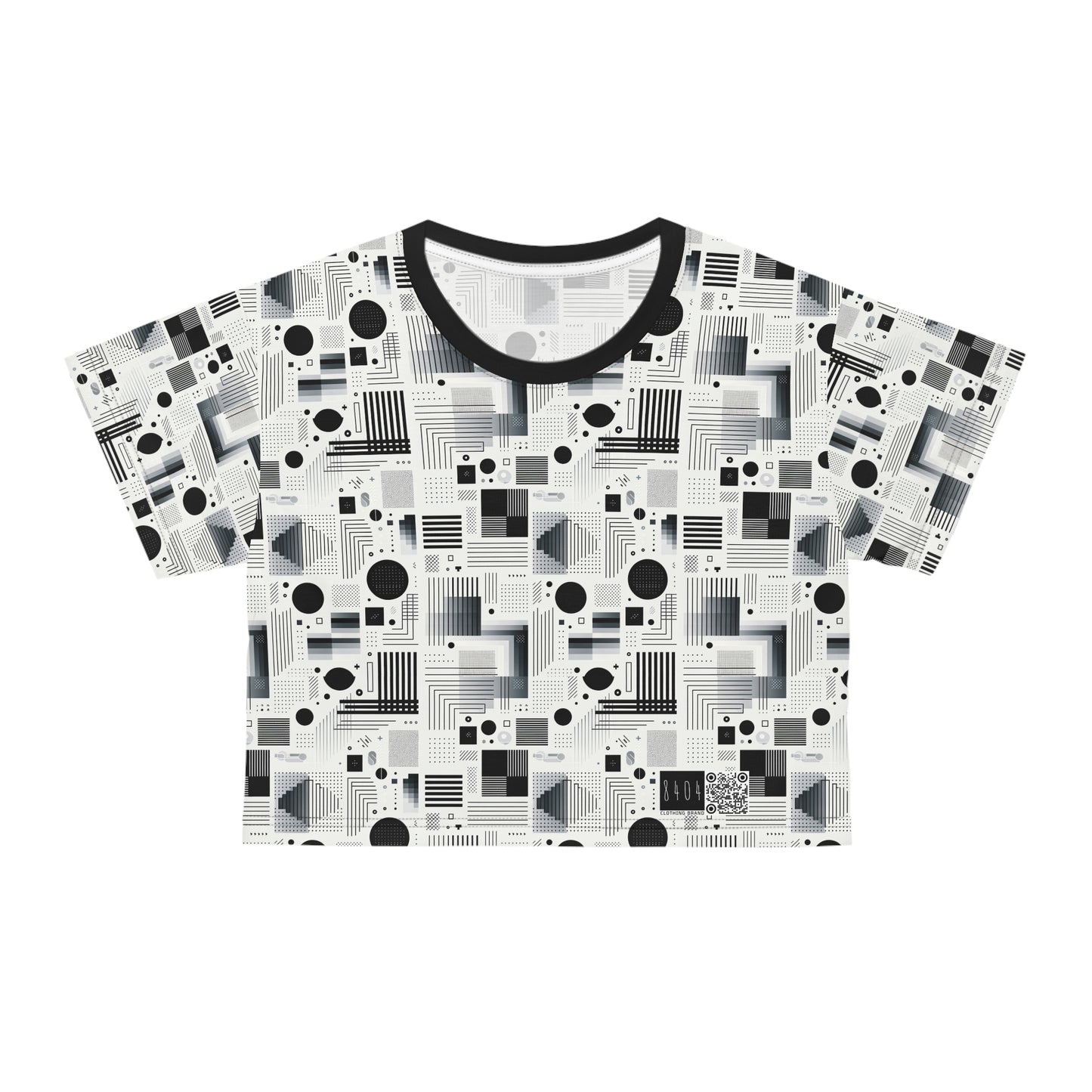 Digital Minimalism Minimalist Tech Crop Tee - 8404 Design-60