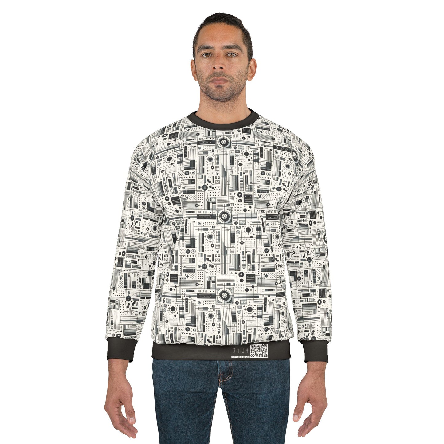 Digital Minimalism Minimalist Tech Sweatshirt - 8404 Design-53