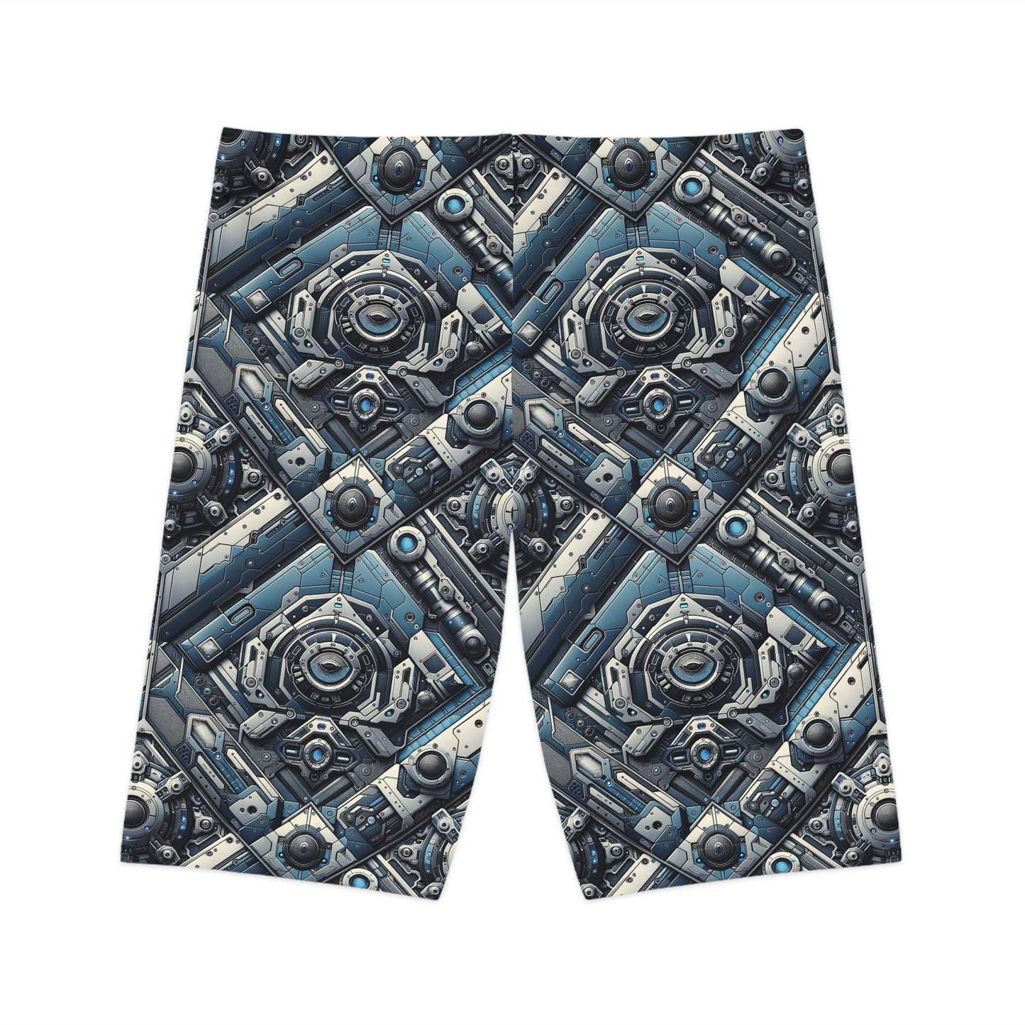 Tech Utility Fusion Tech-Forward Utility With a Futuristic Edge Women's Bike Shorts - 8404 Design-43