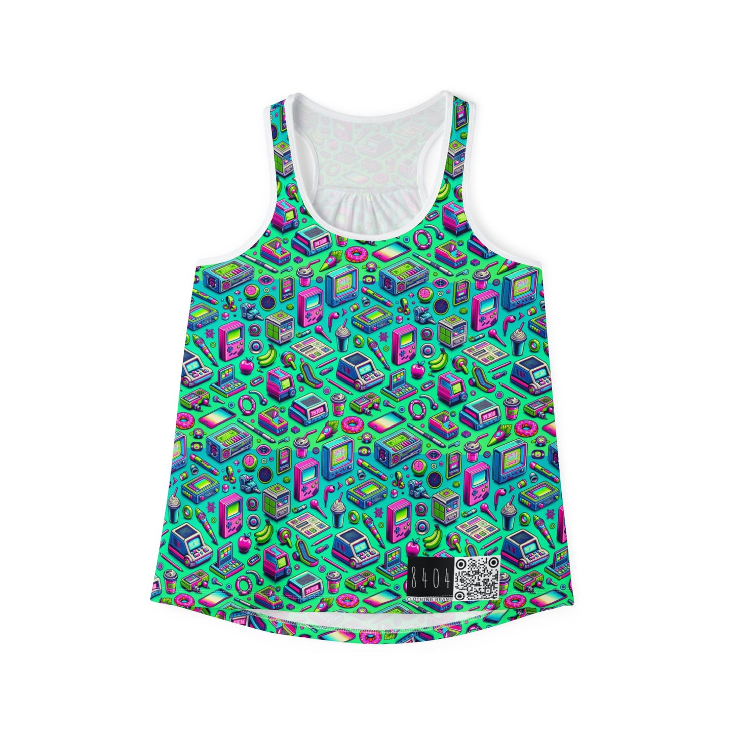 Y2k Revival Nostalgic Futurism Women's Tank Top - 8404 Design-48