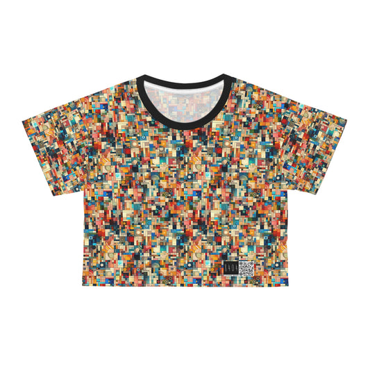 Digital Artistic Expression Artistic Streetwear Crop Tee - 8404 Design-46