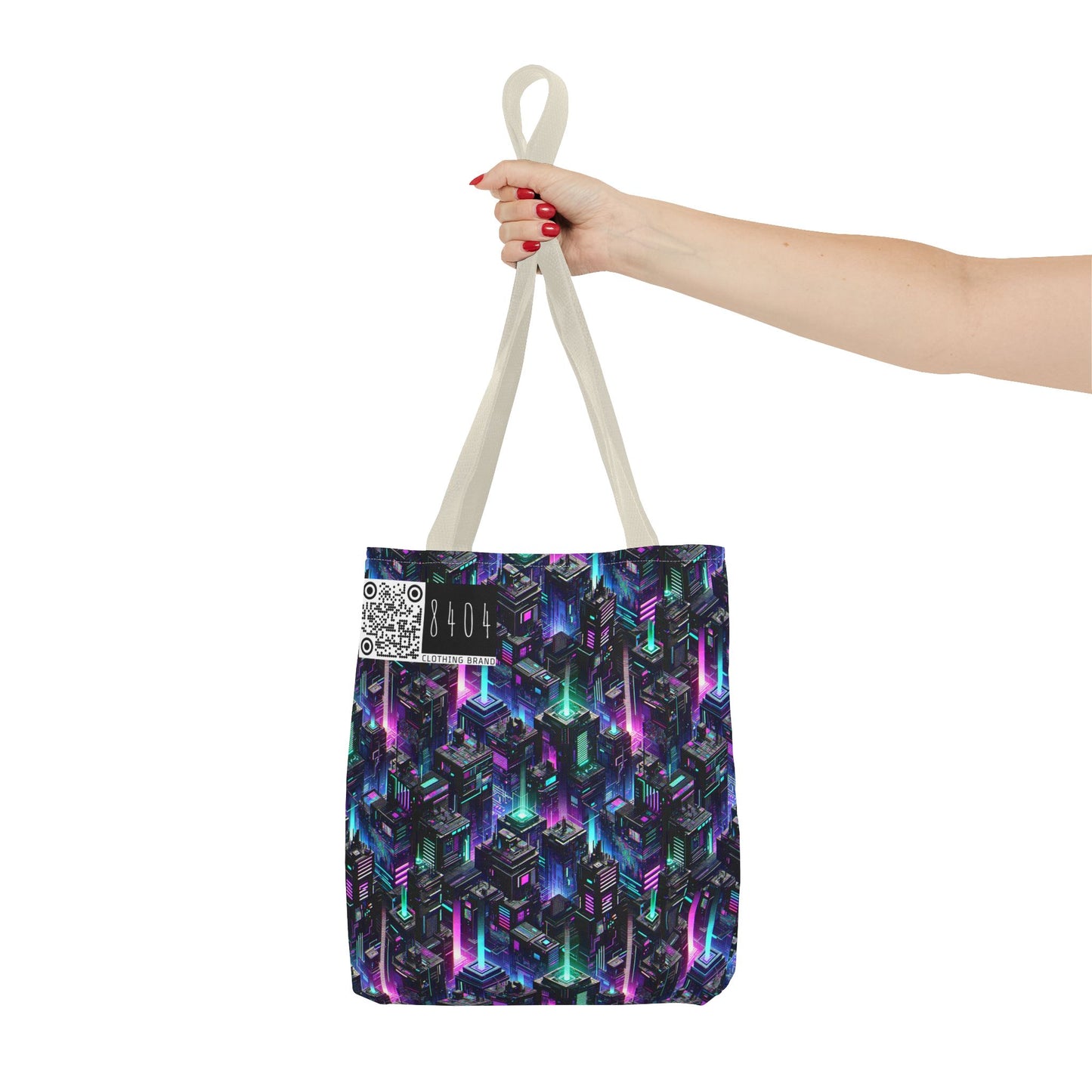 Tech Noir Graphics Futuristic Tech Aesthetics Tote Bag - 8404 Design-55