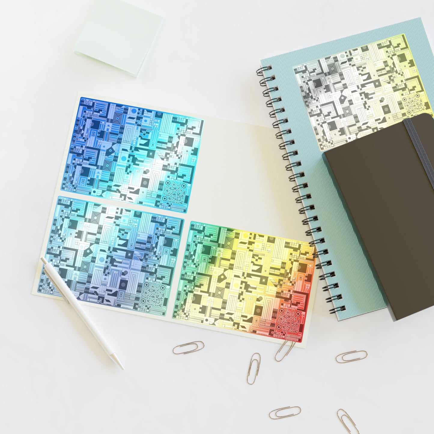 Digital Minimalism Minimalist Tech Sticker Sheets - 8404 Design-43