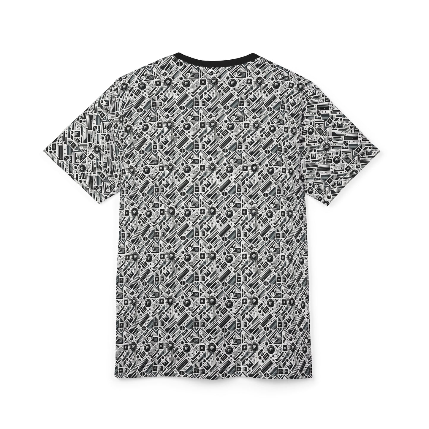 Digital Minimalism Minimalist Tech Unisex Cut & Sew Tee - 8404 Design-62