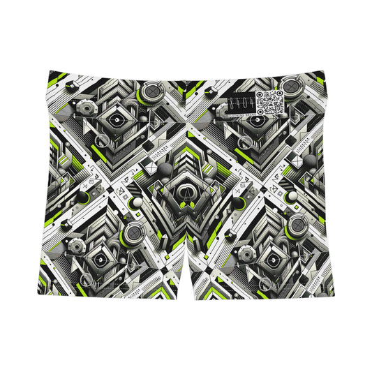 Elevated Sporty Tech Tech-Forward Streetwear Women's Shorts - 8404 Design-70