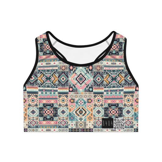 Digital Artisanal Fusion Digital Artisanal Sports Bra - 8404 Design-55