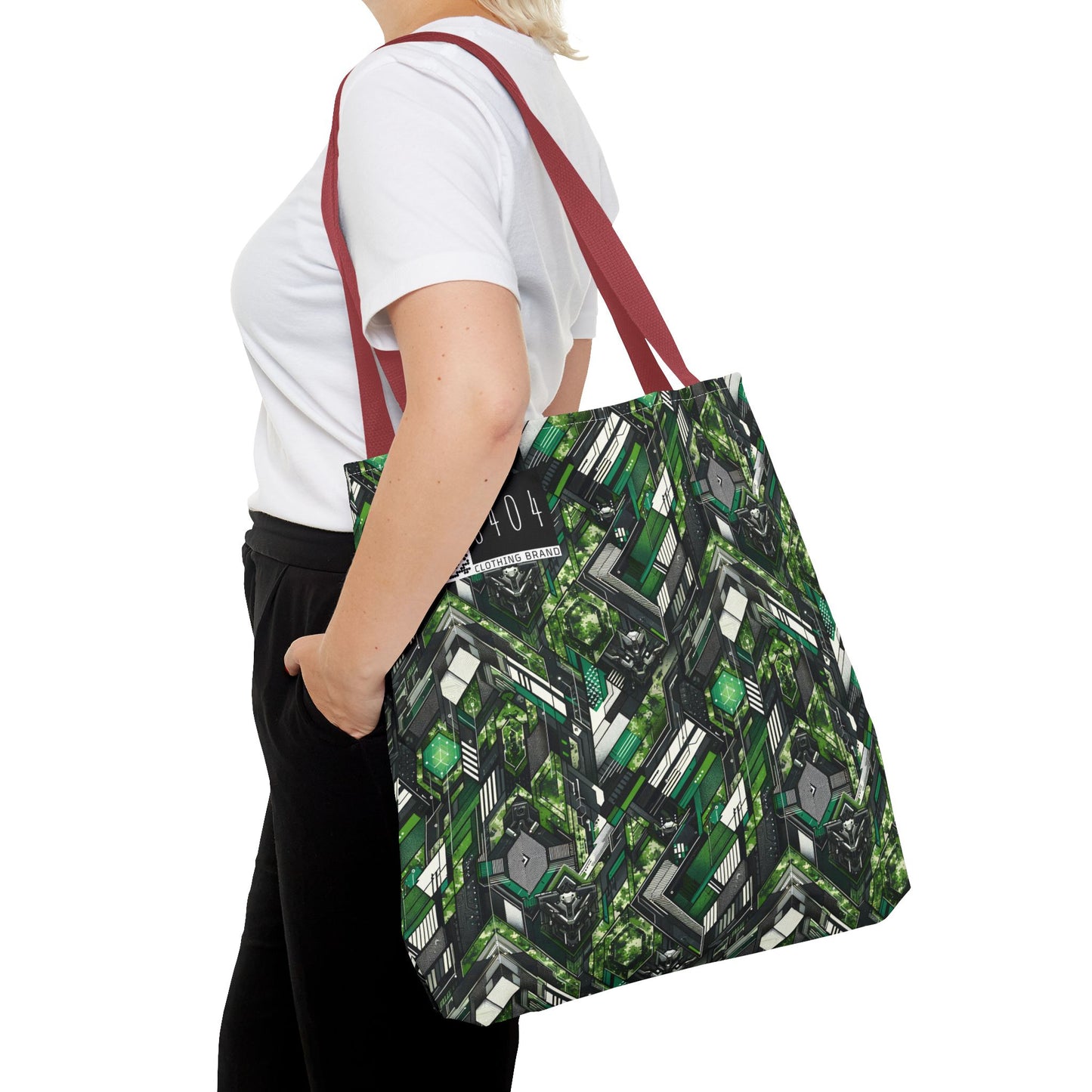 Tech Camo Fusion Tech-Forward Streetwear With a Futuristic Edge Tote Bag - 8404 Design-58