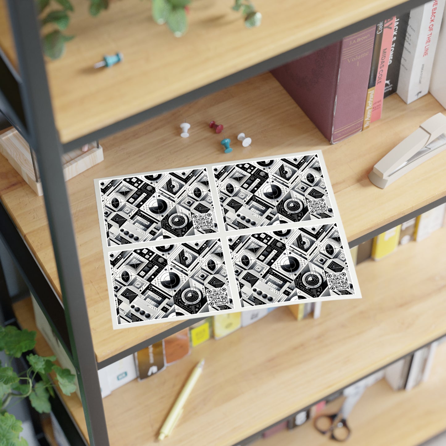 Digital Minimalism Minimalist Tech Sticker Sheets - 8404 Design-65