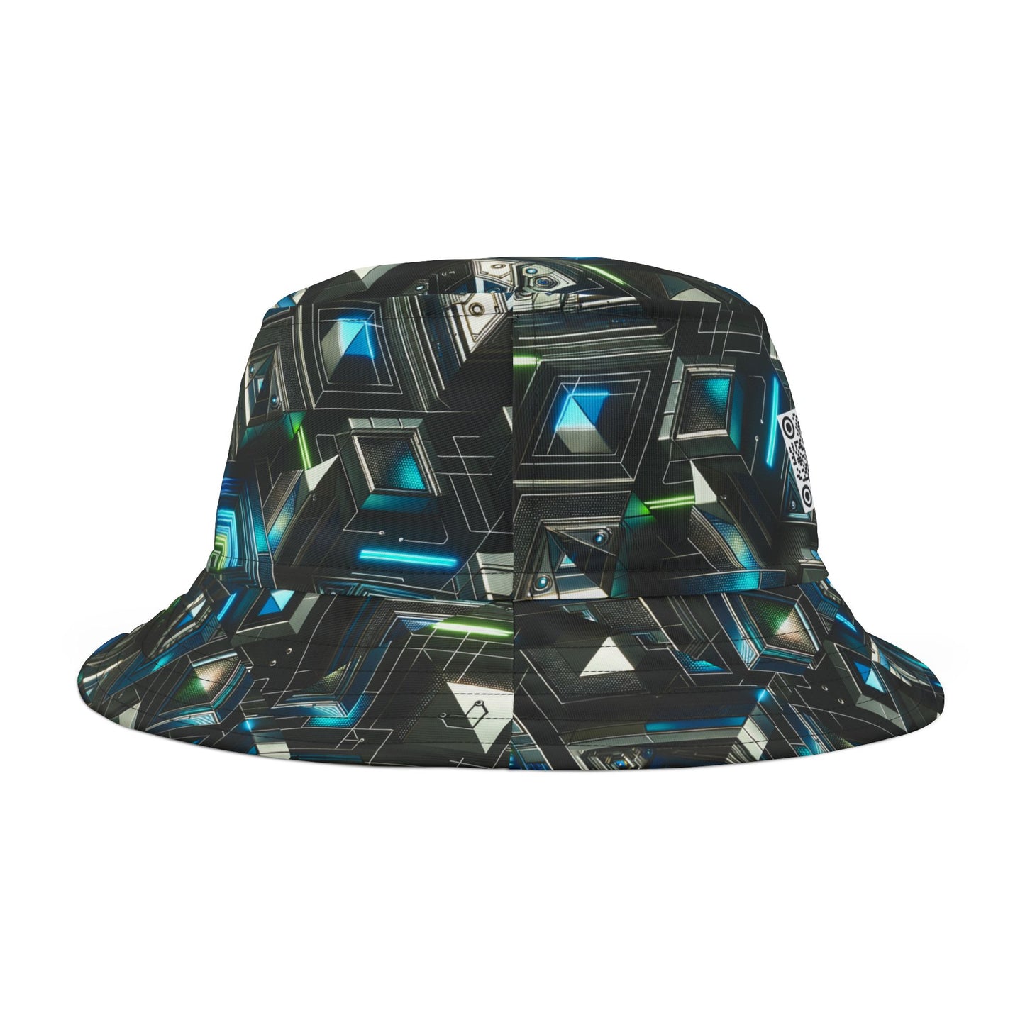 Tech-Infused Futurism Futuristic Tech Bucket Hat - 8404 Design-61