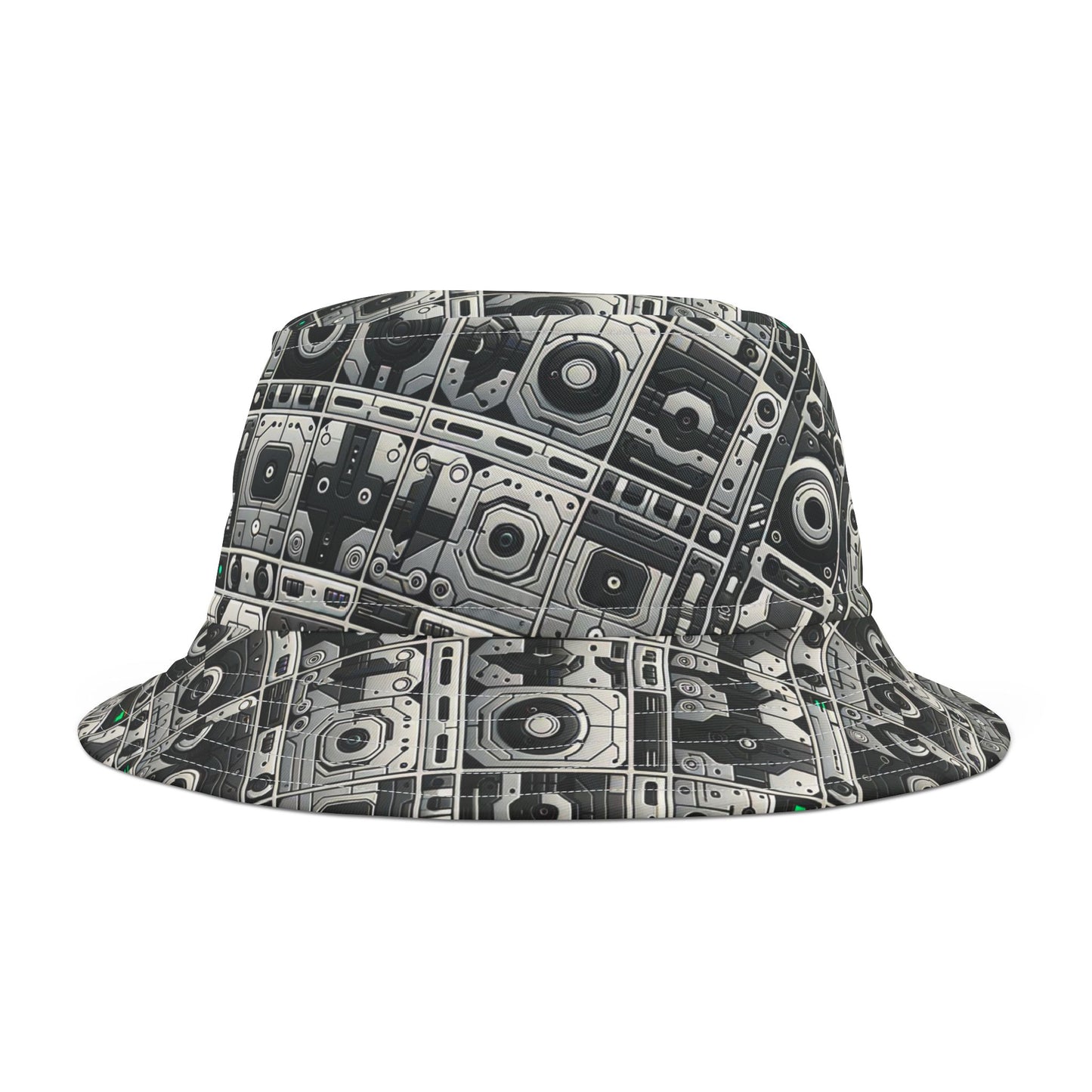 Tech Utility Aesthetics Tech-Forward Minimalism Bucket Hat - 8404 Design-60