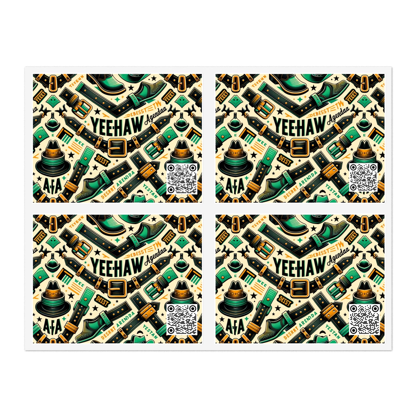 Digital Cowboy Tech-Western Fusion Sticker Sheets - 8404 Design-58
