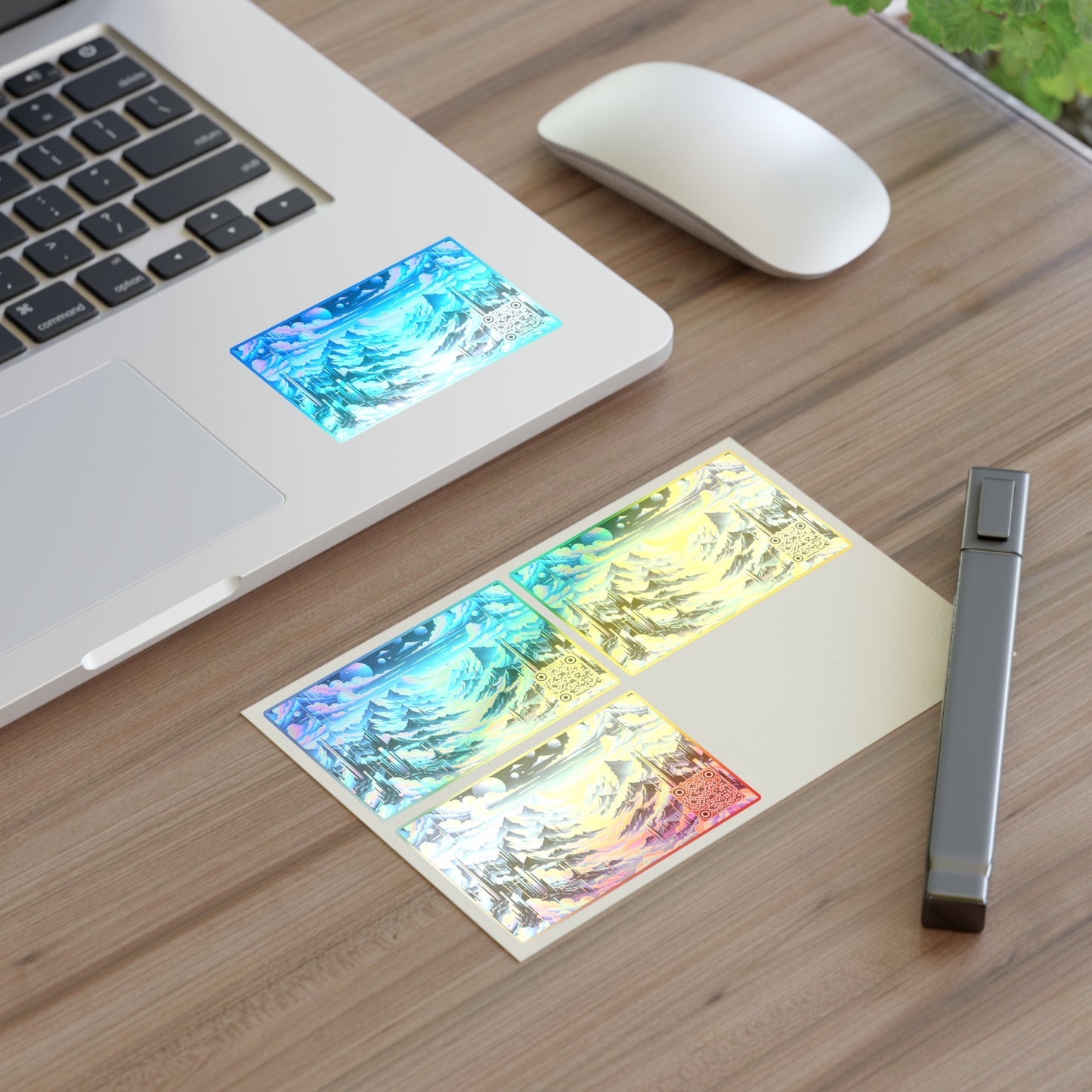 Digital Dreamscapes Digitally-Inspired Streetwear With a Dreamy, Surreal Twist Sticker Sheets - 8404 Design-69