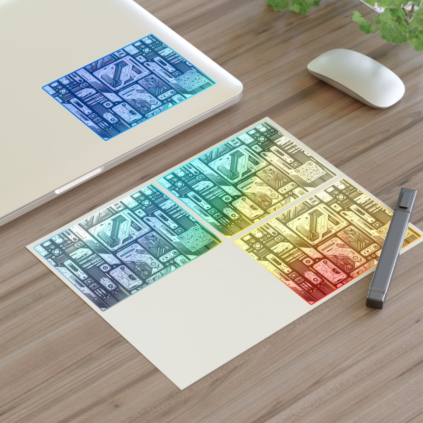 Tech Utility Gear Tech-Forward Minimalism Sticker Sheets - 8404 Design-45