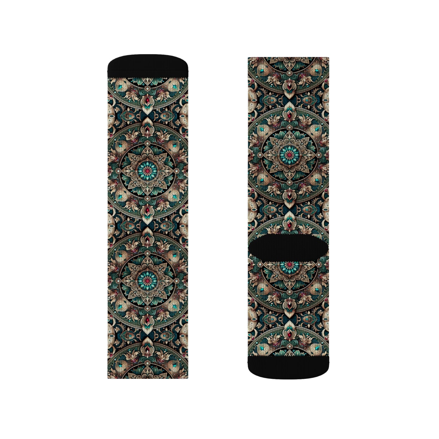 Neo-Dandyism Modern Dandy Streetwear Sublimation Socks - 8404 Design-56