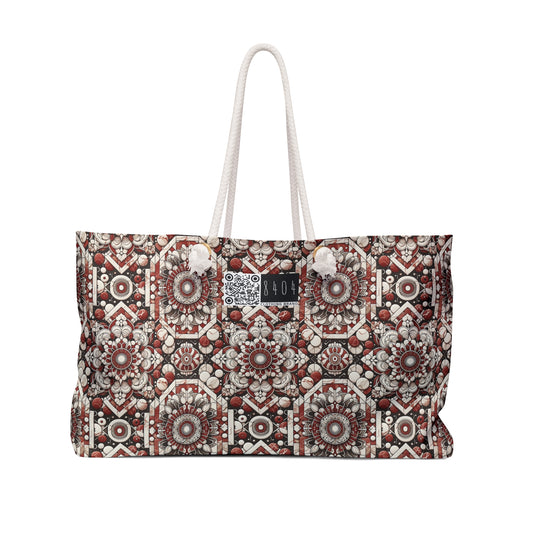 Neo Jomon Sculptural Aesthetics Artisanal Streetwear Weekender Bag - 8404 Design-55