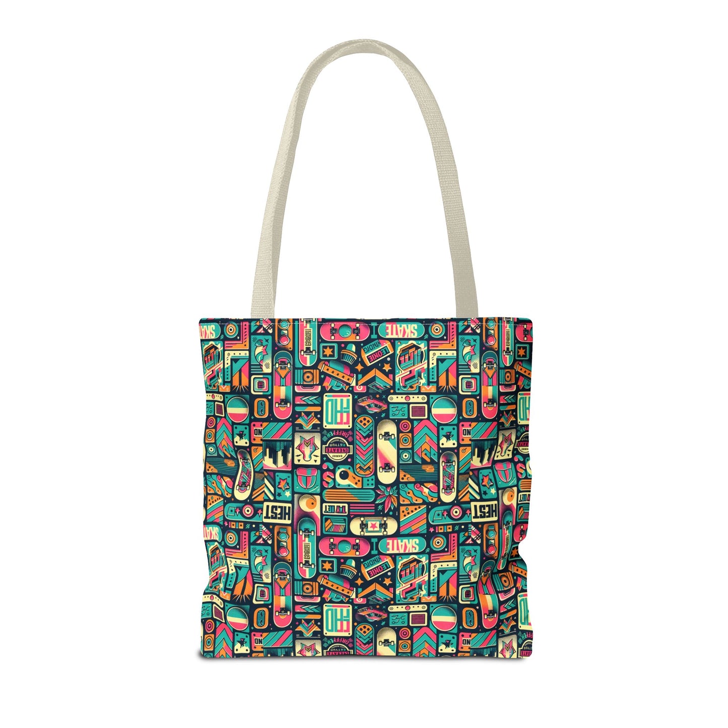Skate Culture Revival Urban Retro Cool Tote Bag - 8404 Design-61