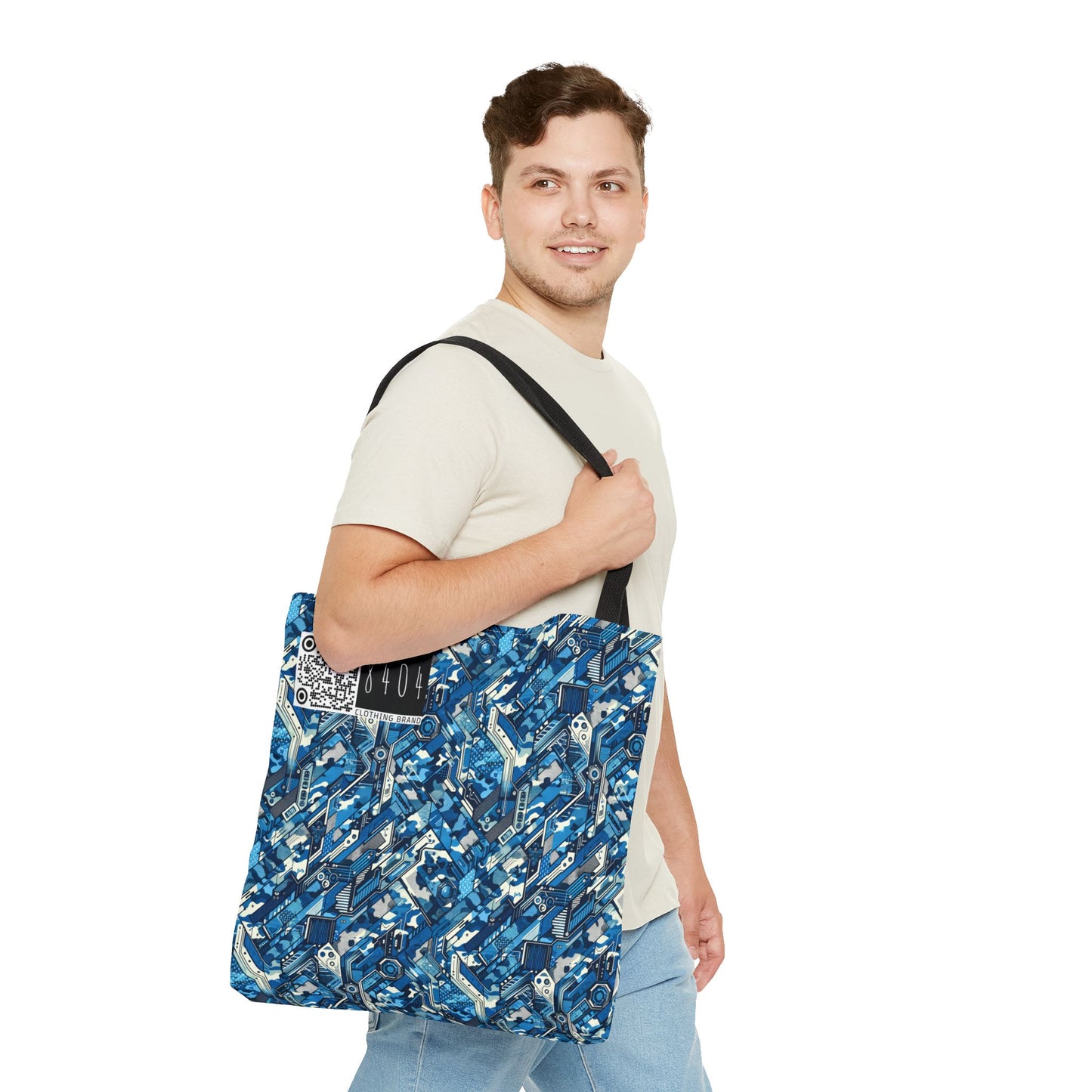 Tech Urban Camo Tech-Forward Streetwear With a Futuristic Military Edge Tote Bag - 8404 Design-39