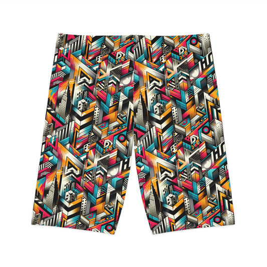 Graffiti Revival Urban Street Art Women's Bike Shorts - 8404 Design-62