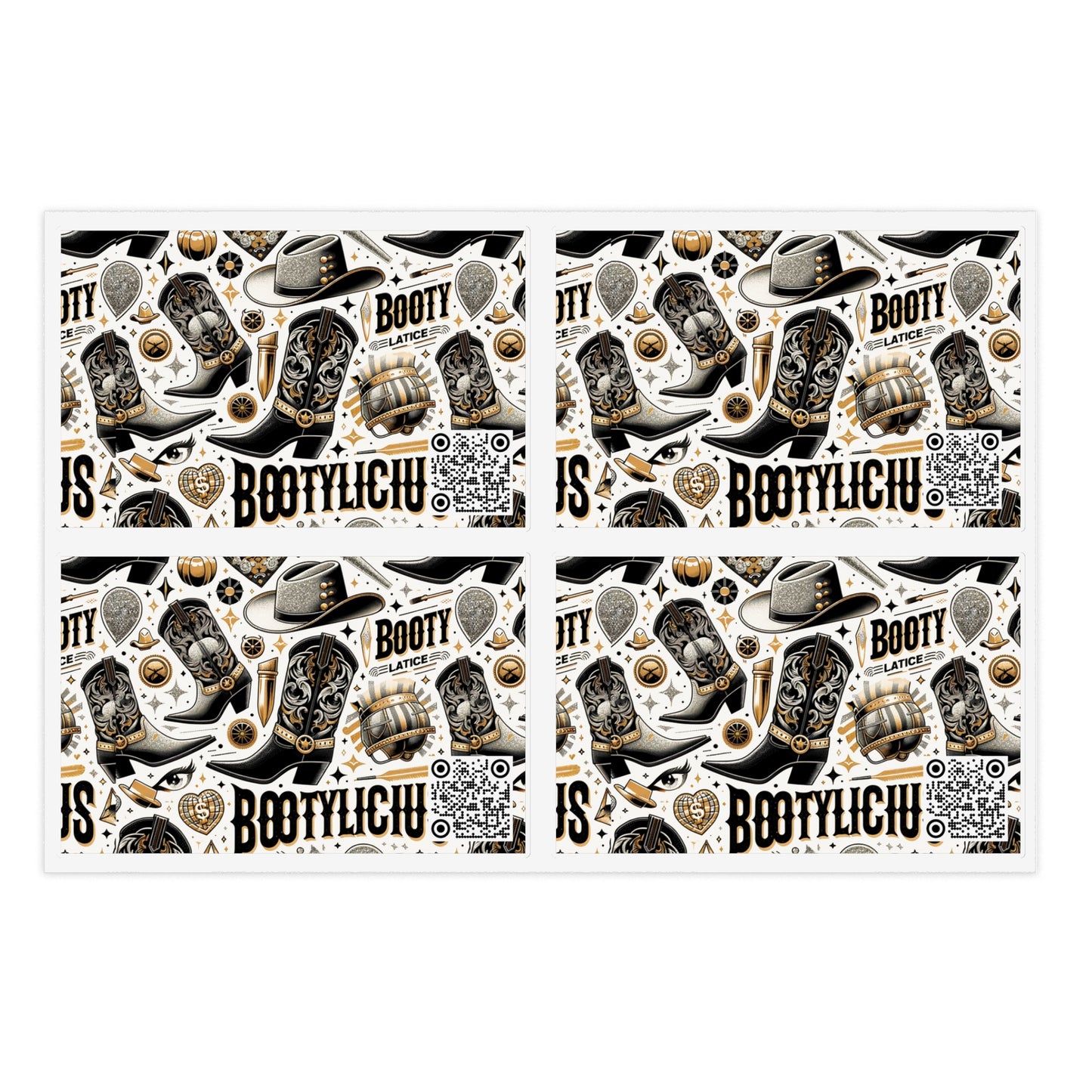 Cowboy Chic Revival Bold Western Glam Sticker Sheets - 8404 Design-60