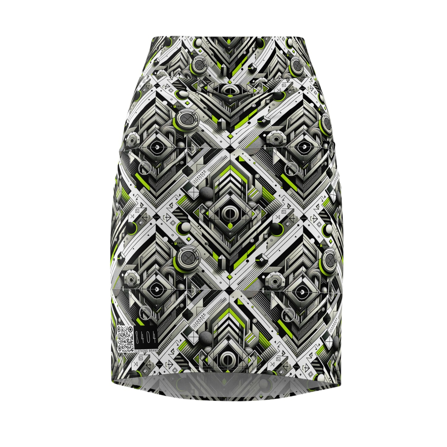 Elevated Sporty Tech Tech-Forward Streetwear Women's Pencil Skirt - 8404 Design-70