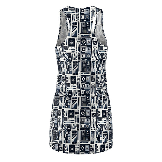 Minimalist Athleisure Minimalist Tech Women's Cut & Sew Racerback Dress - 8404 Design-60
