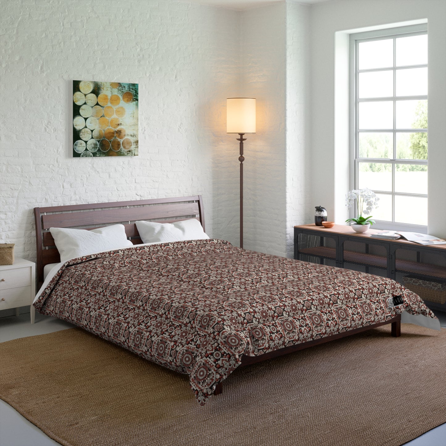Neo Jomon Sculptural Aesthetics Artisanal Streetwear Comforter - 8404 Design-55
