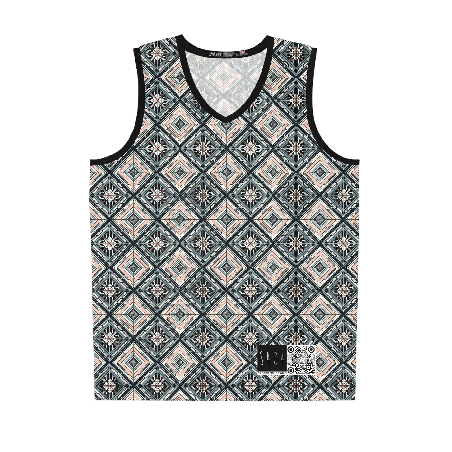 Tech Minimalism Minimalist Tech Basketball Jersey - 8404 Design-60