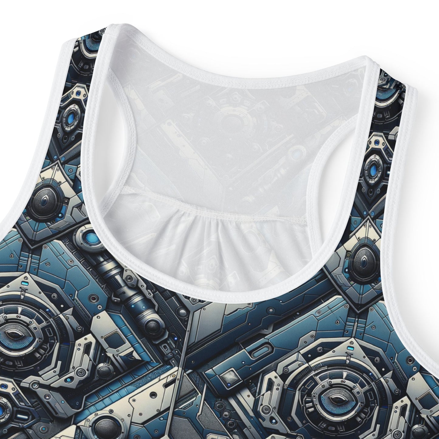 Tech Utility Fusion Tech-Forward Utility With a Futuristic Edge Women's Tank Top - 8404 Design-43