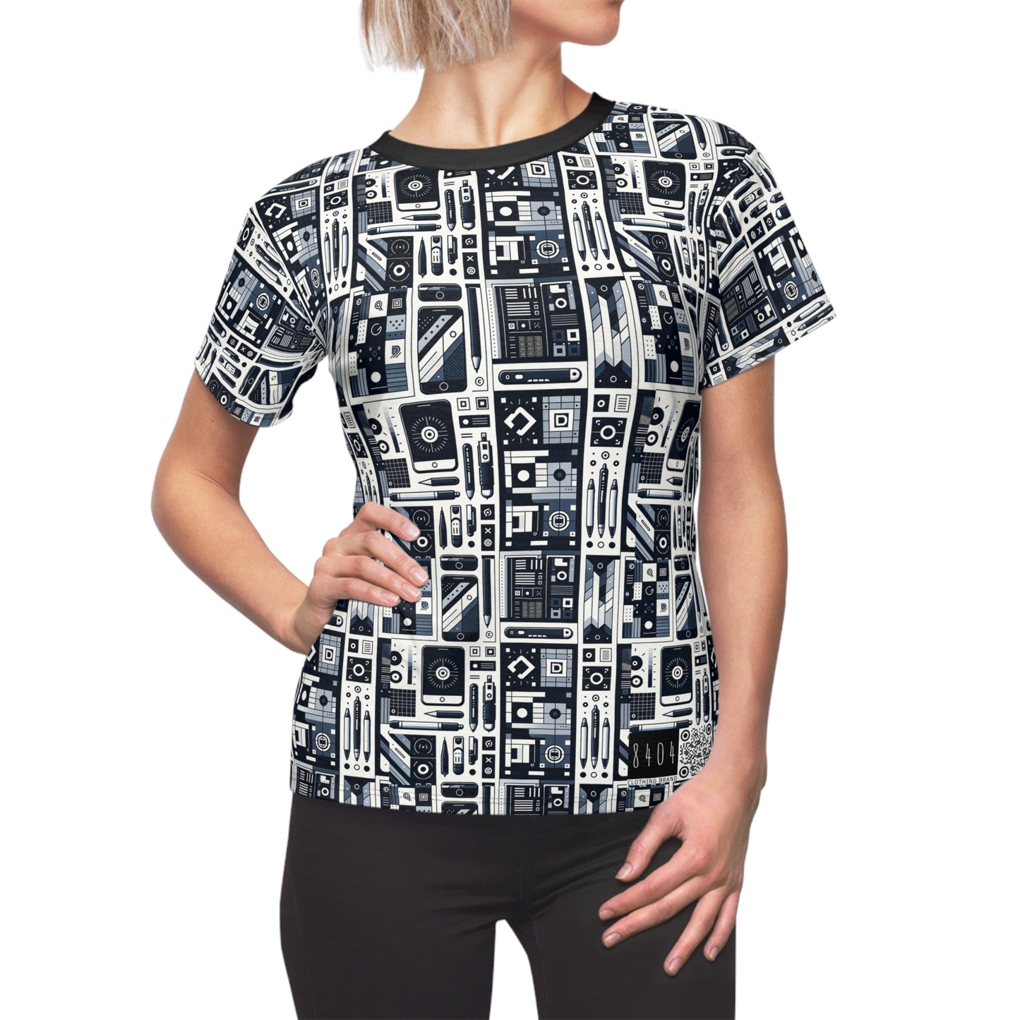 Minimalist Athleisure Minimalist Tech Women's Cut & Sew Tee - 8404 Design-60