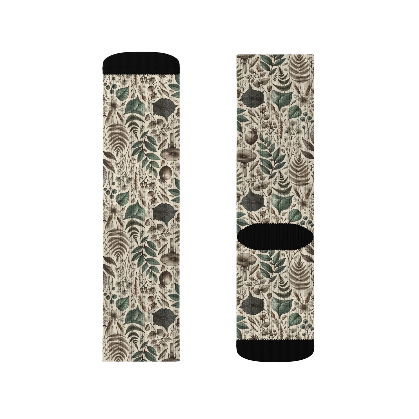 Sustainable Streetwear Modern Eco-Conscious Sublimation Socks - 8404 Design-57