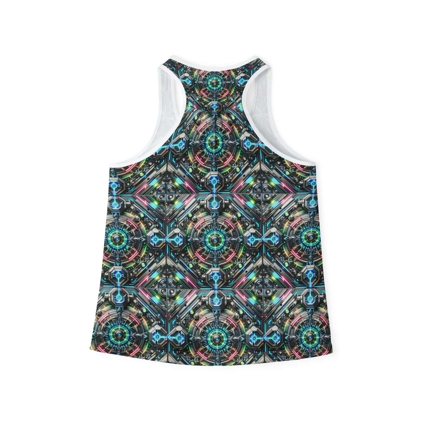 Tech-Infused Futurism Futuristic Tech Women's Tank Top - 8404 Design-53