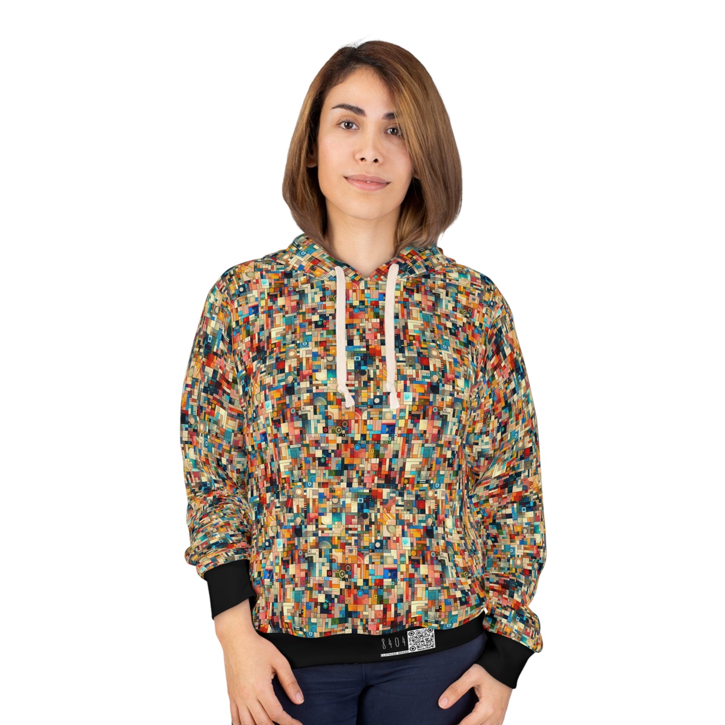 Digital Artistic Expression Artistic Streetwear Pullover Hoodie - 8404 Design-46