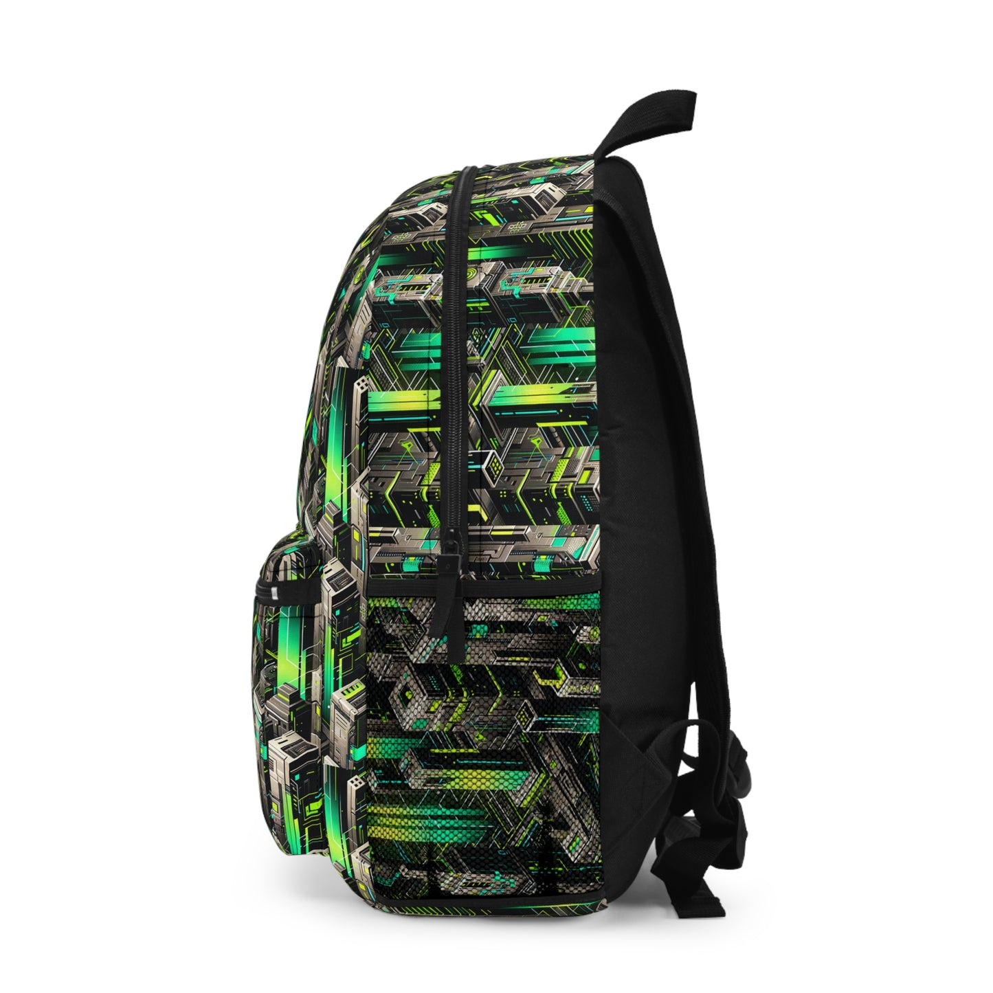 Digital Rebellion Tech-Forward Streetwear Backpack - 8404 Design-63