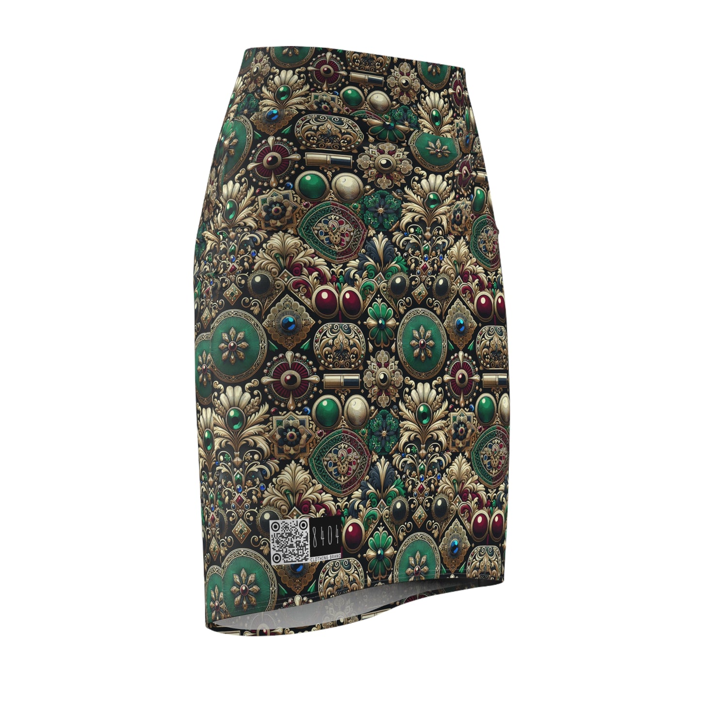 Neo-Dandyism Modern Dandy Streetwear Women's Pencil Skirt - 8404 Design-54