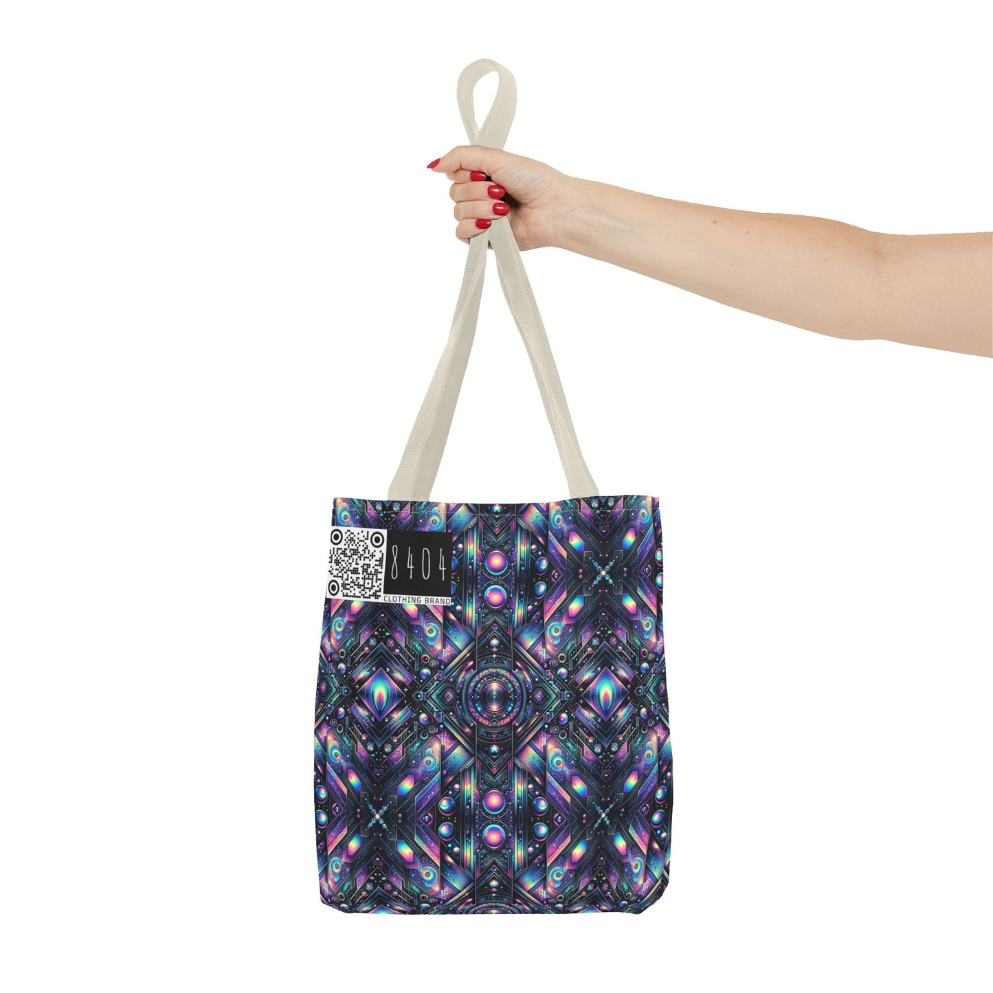 Galactic Hues Tech-Forward Cosmic Fusion Tote Bag - 8404 Design-58