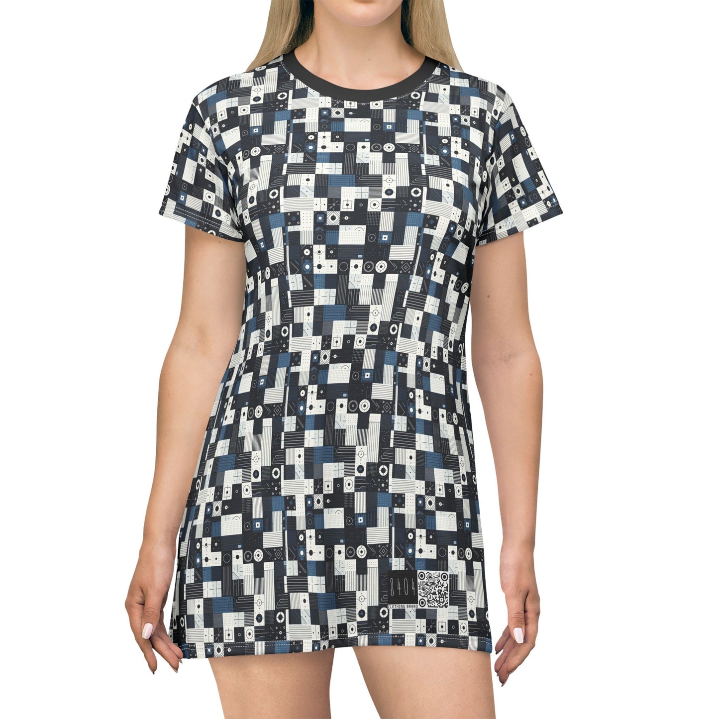 Minimalist Athleisure Minimalist Tech T-Shirt Dress - 8404 Design-39