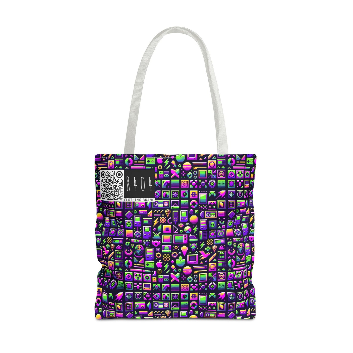 Digital Nostalgia Remix Modern Vintage Fusion Tote Bag - 8404 Design-49