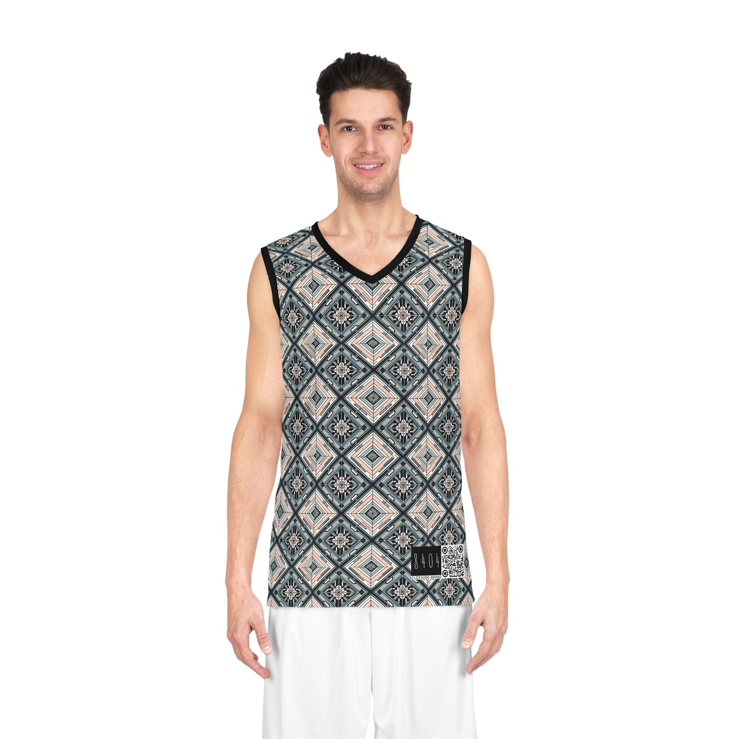 Tech Minimalism Minimalist Tech Basketball Jersey - 8404 Design-60