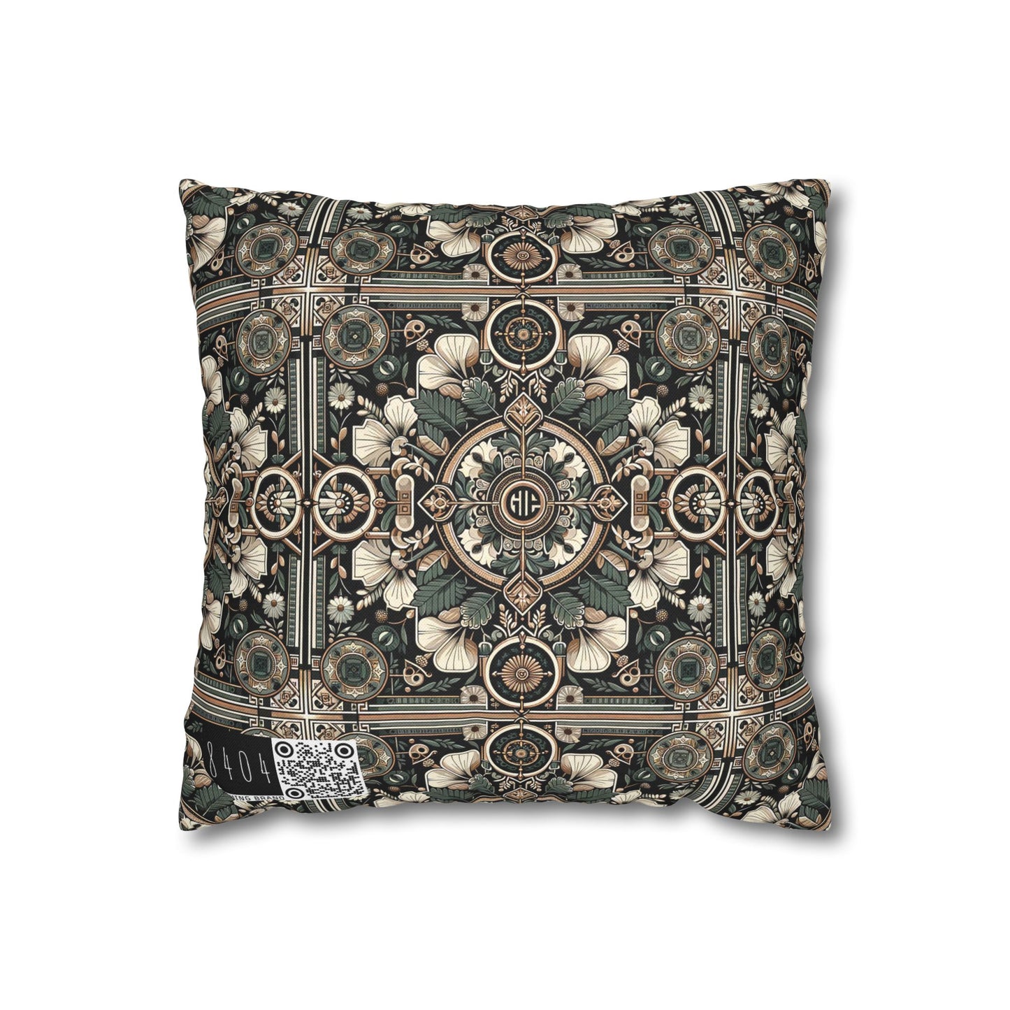 Cyber Garden Party Tech Garden Extravaganza Spun Polyester Square Pillowcase - 8404 Design-66