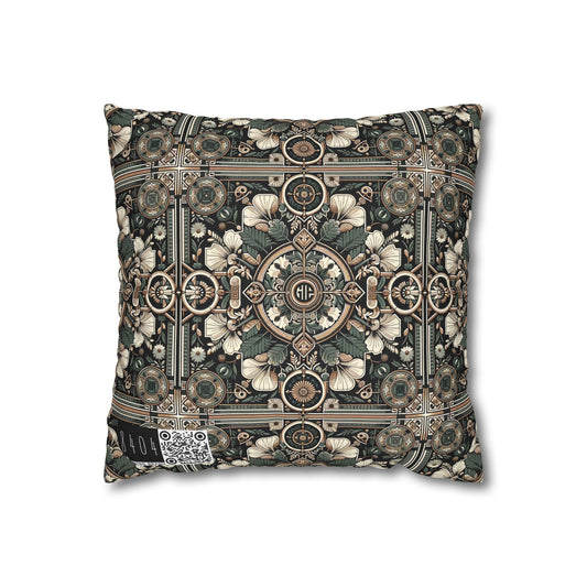 Cyber Garden Party Tech Garden Extravaganza Spun Polyester Square Pillowcase - 8404 Design-66