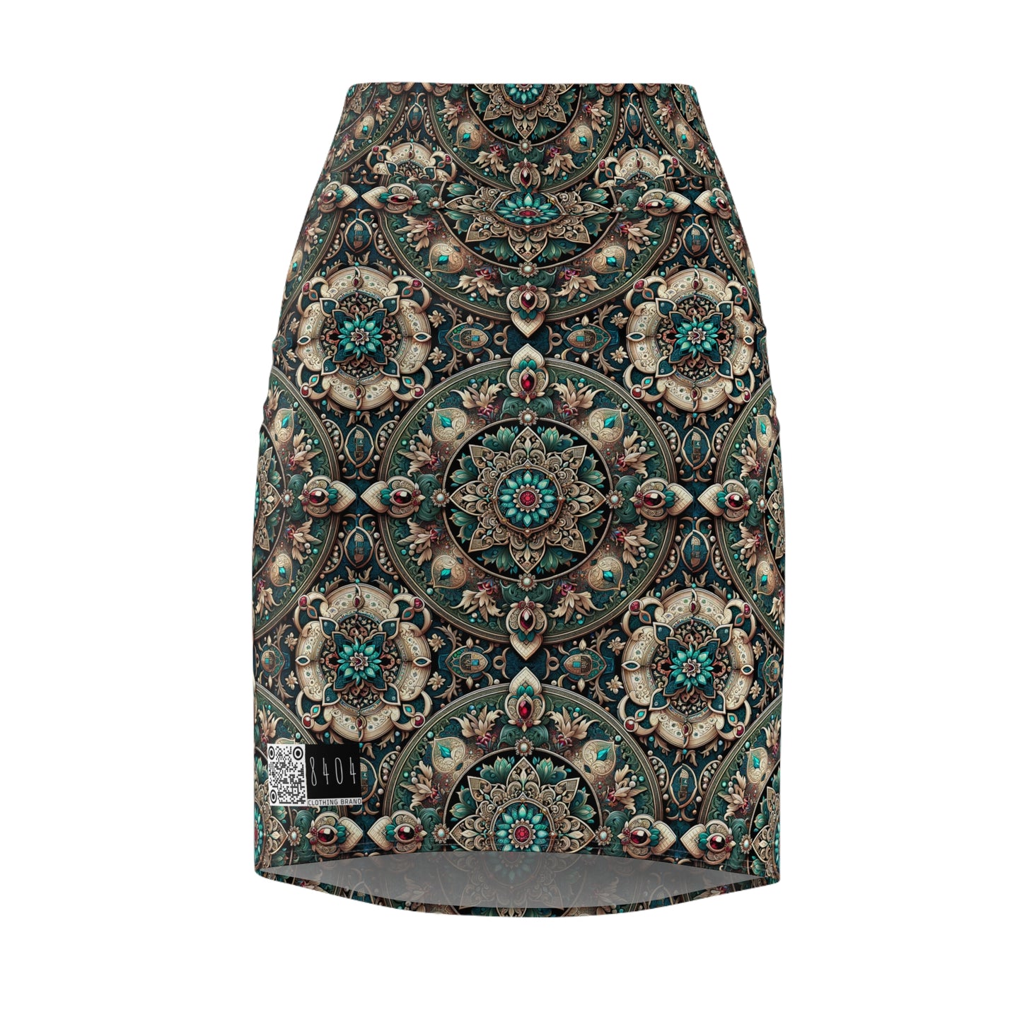 Neo-Dandyism Modern Dandy Streetwear Women's Pencil Skirt - 8404 Design-56