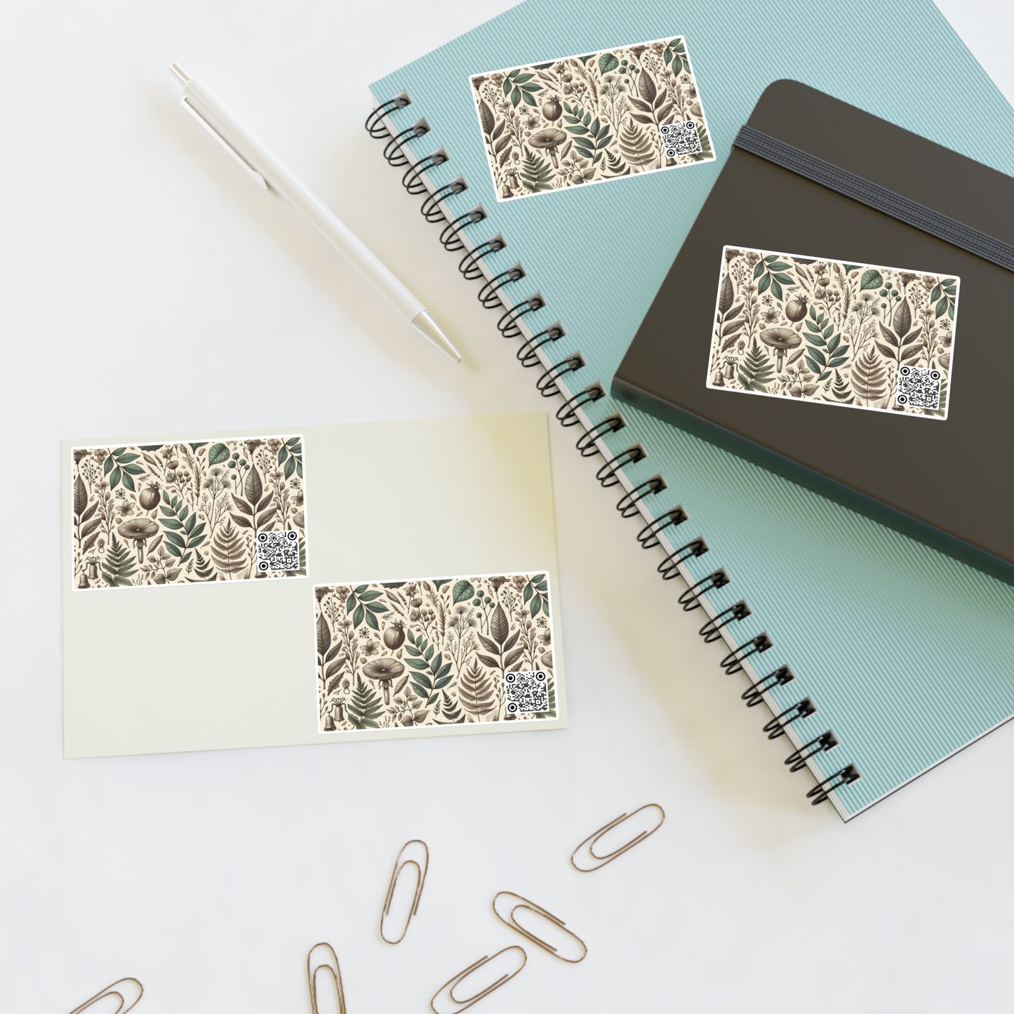 Sustainable Streetwear Modern Eco-Conscious Sticker Sheets - 8404 Design-57