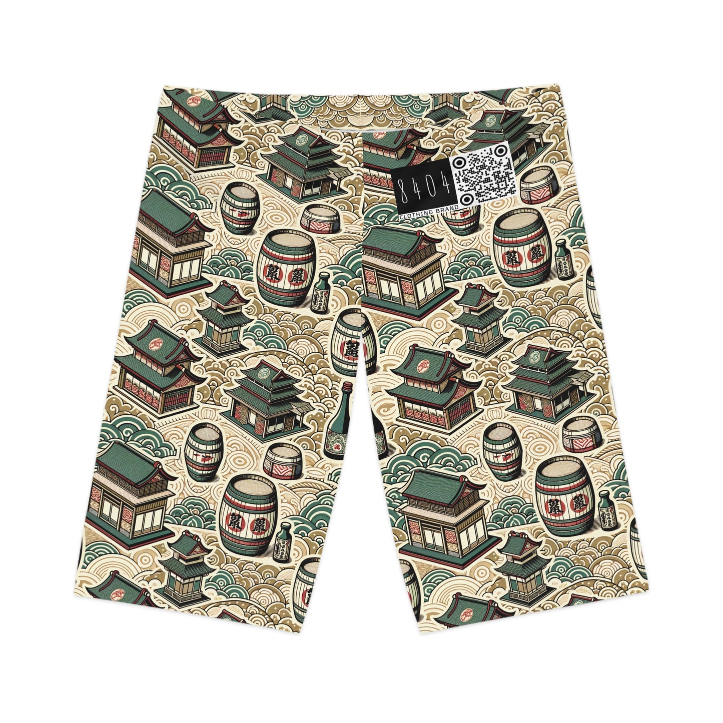 Cultural Artisanal Fusion Contemporary Cultural Elegance Women's Bike Shorts - 8404 Design-68